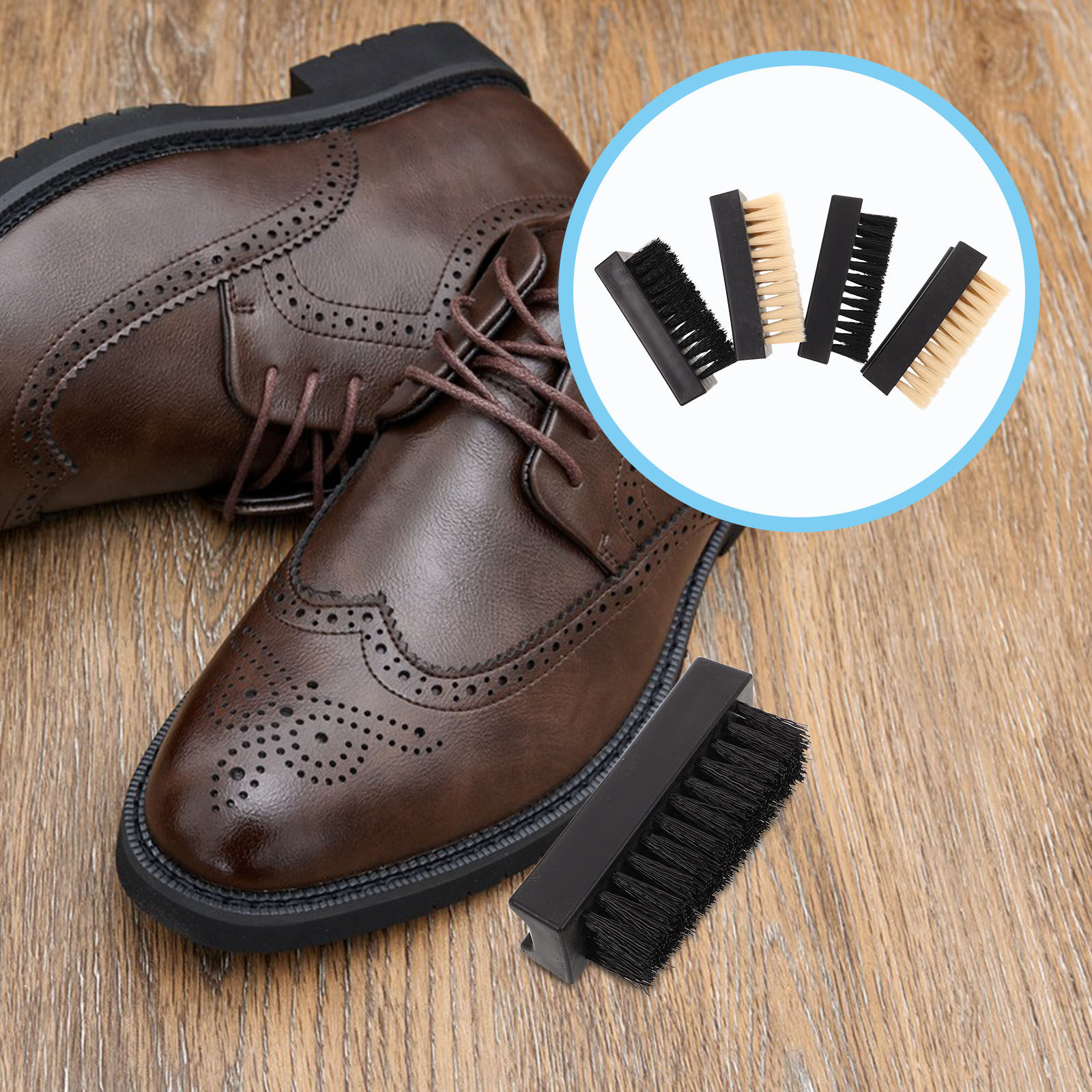 Sneaker Care Set - 4 Parça Çok Fonksiyonlu Ayakkabı Fırçası
