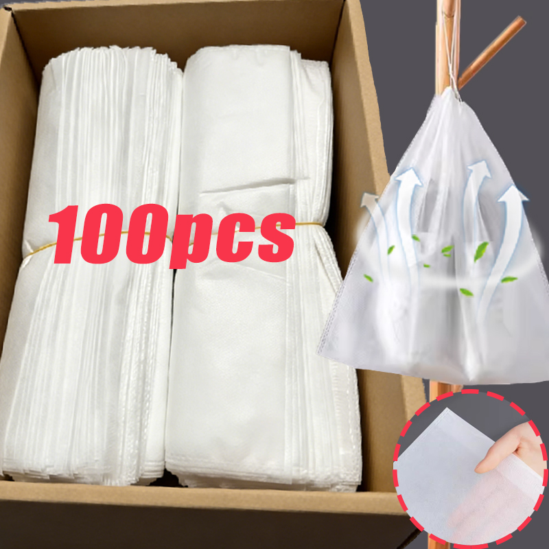 Shoe Bag Dust - 1-100 adet Ayakkabı Saklama Çantası Beyaz