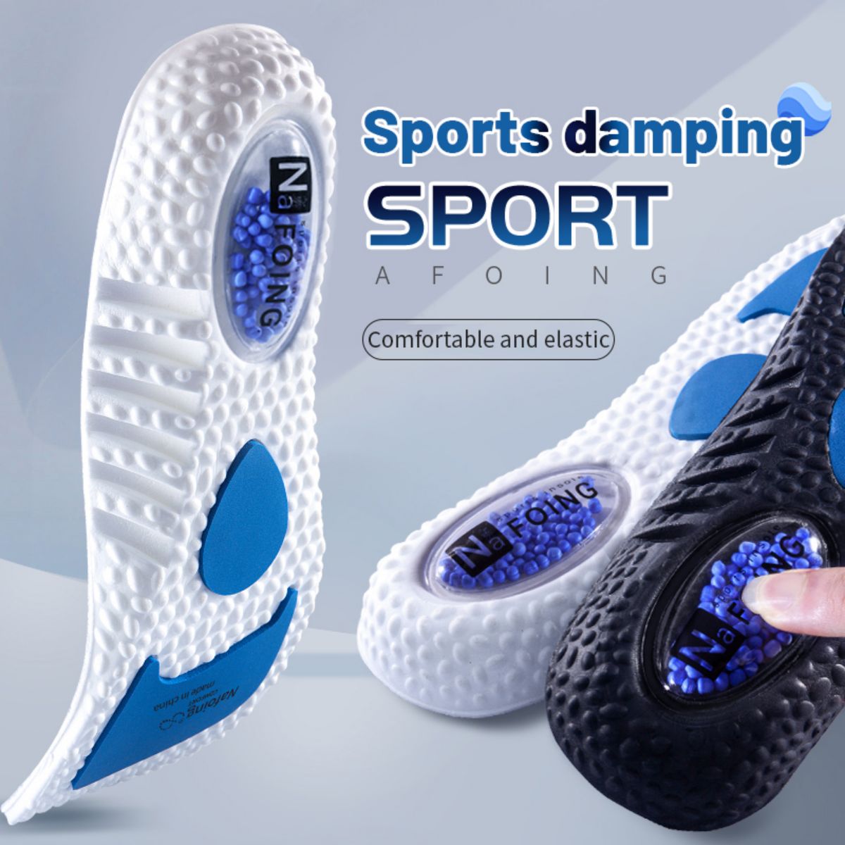 The Sneaker Care - 1 çift Yükseltme Spor Şok Emme