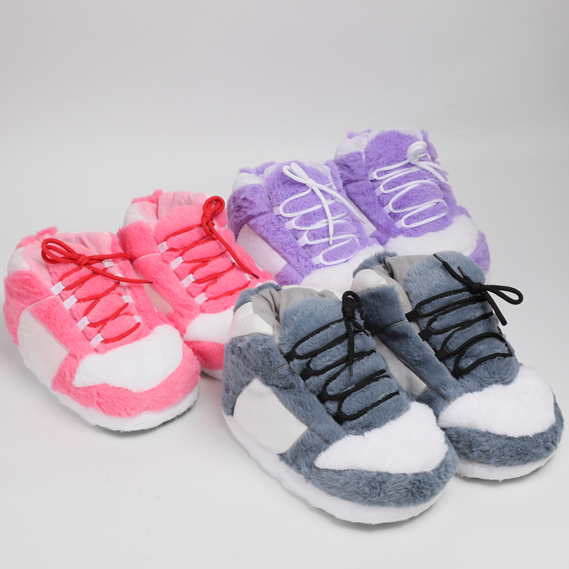 Sneaker Care Set - Sıcak Peluş Spor Ayakkabı Terlikleri, Trend