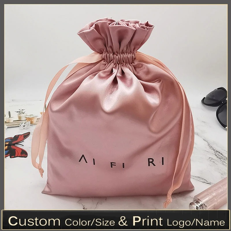 Shoe Bag Dust - Özel Logo Saten İpli Çanta Saç