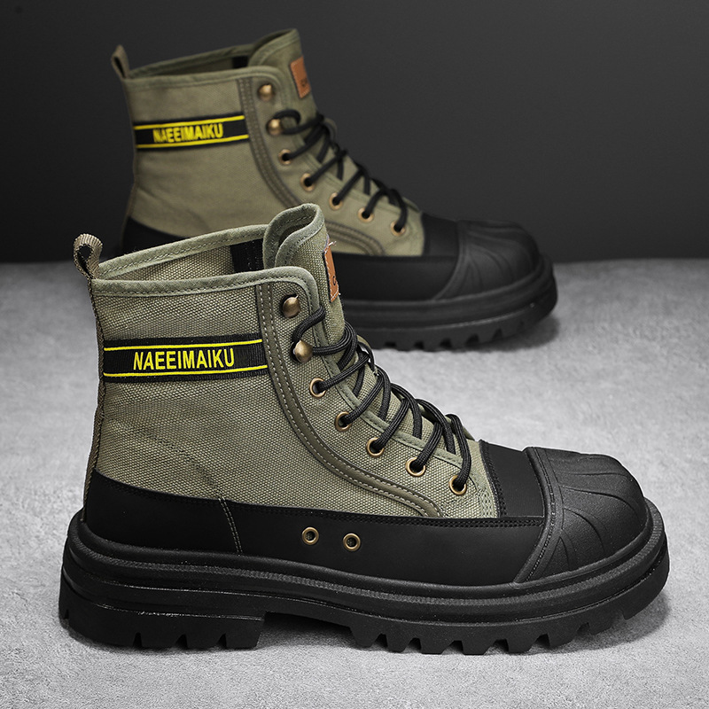 Sneaker Career - Yeni Stil Kısa Çizmeler Erkekler Yüksek
