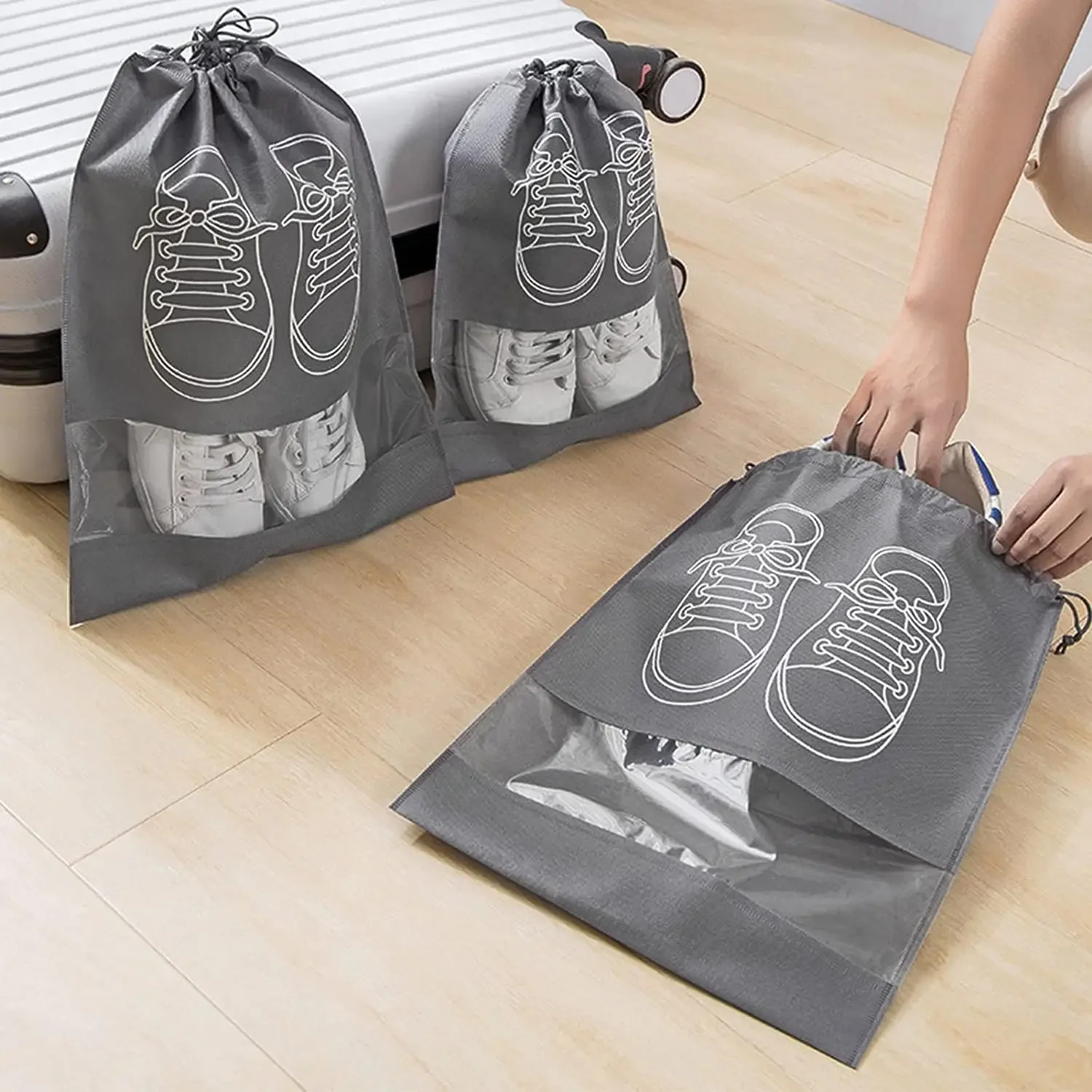 10 adet dokunmamış ayakkabı sa - Shoe Bag Dust incelemesi ve fiyatı
