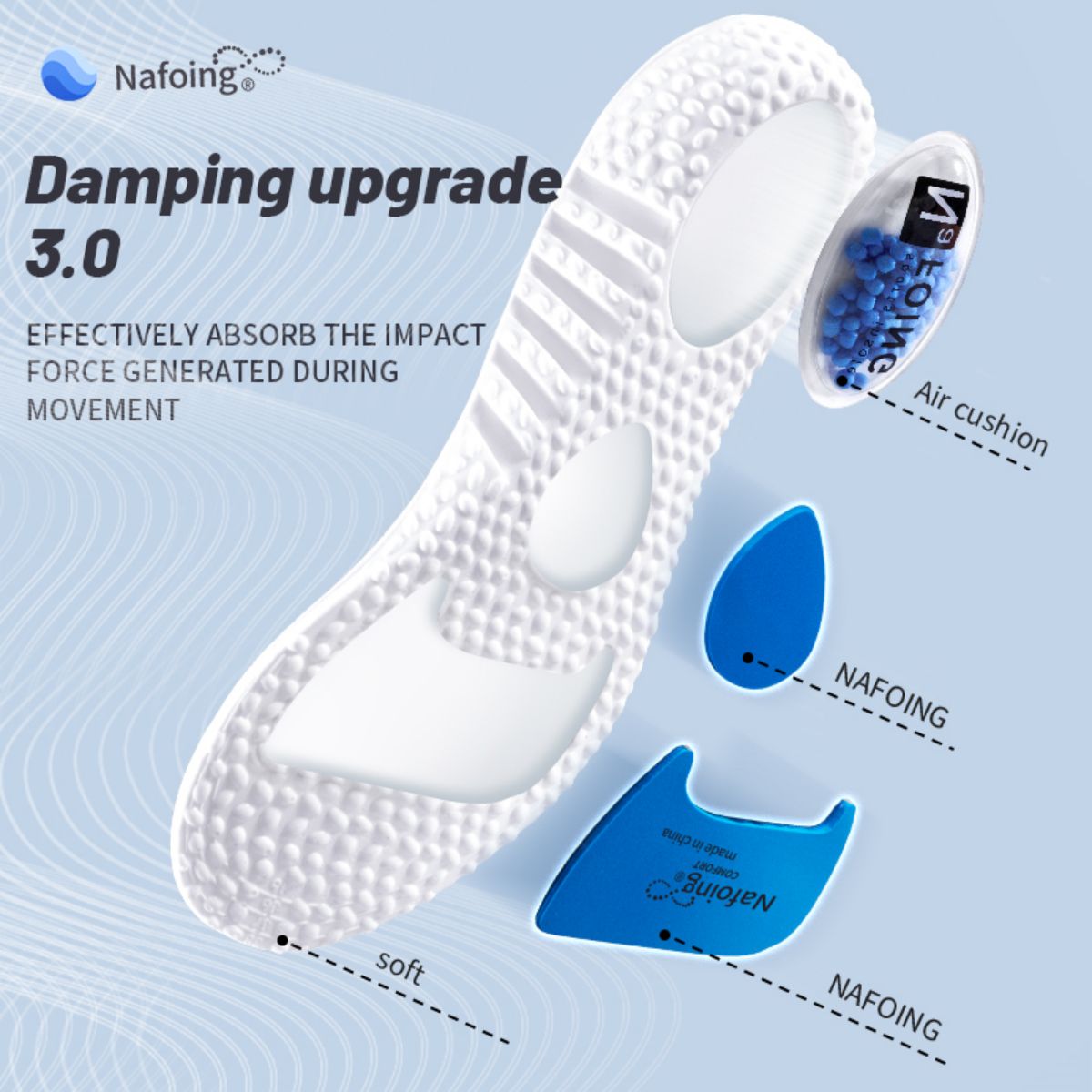 1 çift Yükseltme Spor Şok Emme - The Sneaker Care incelemesi ve fiyatı